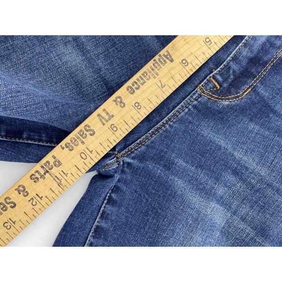 Pac Sun Women's Mid Rise Ankle Jeggings Distressed Skinny Jeans Denim Size 27 W - Picture 10 of 12